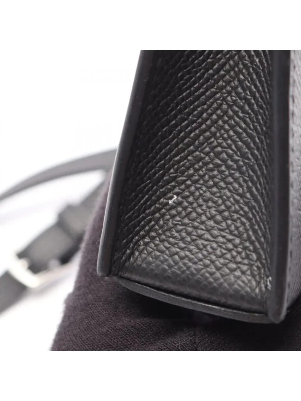 Hermes Shoulder Bag Nap To Go Black Leather Calf